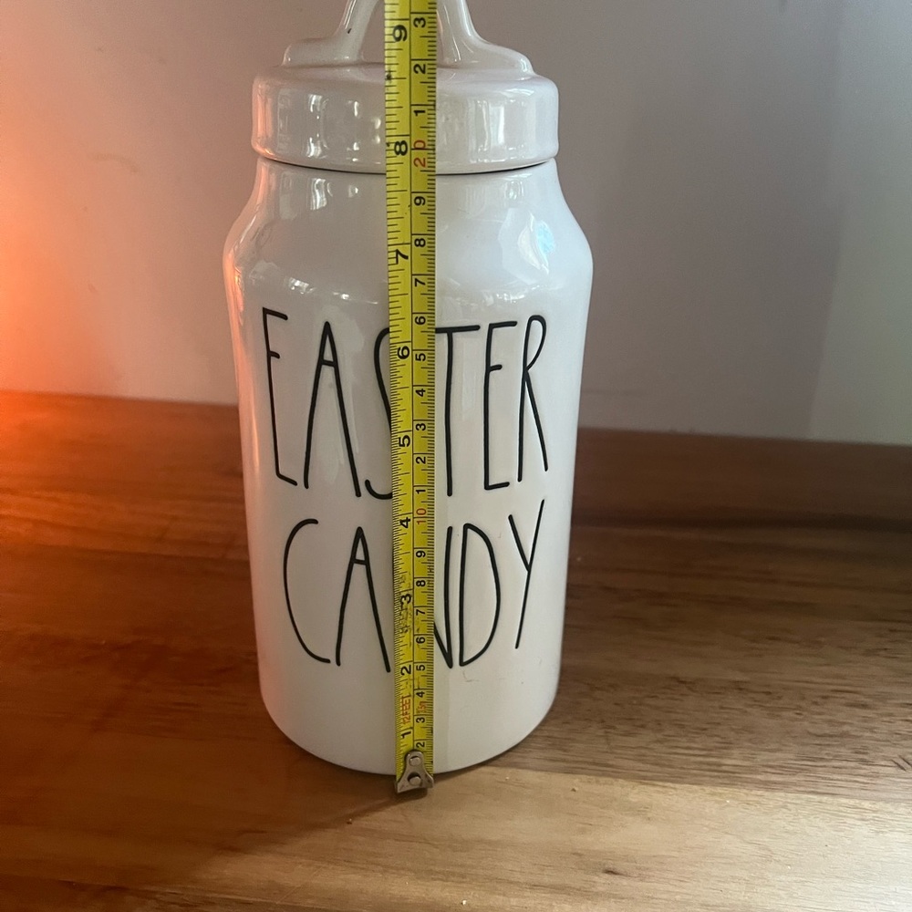 Rae Dunn White Easter Candy Jar - Picture 2 of 2